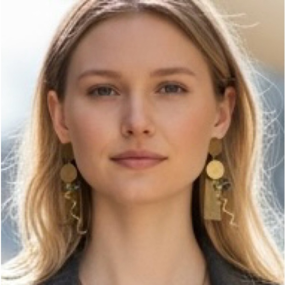 Elegant Gold Dangle Earrings